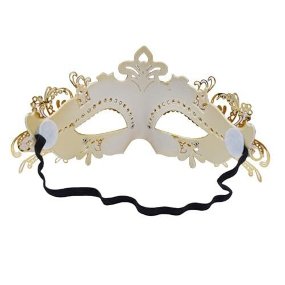6038 Masquerade Mask Shiny Rhinestone Venetian Mask Prom Carnival Ball - Picture 7 of 7